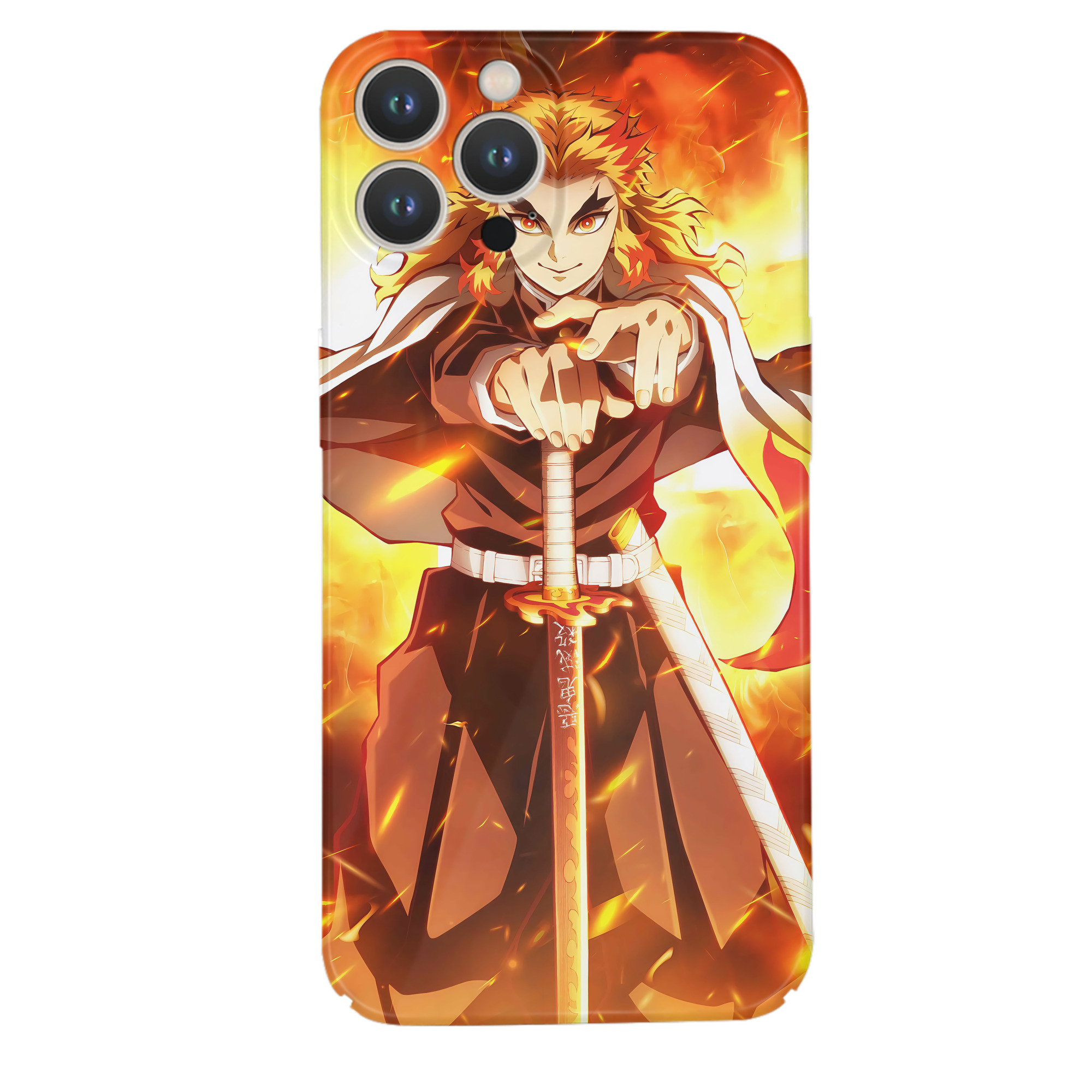 （画像用） 炎柱-煉󠄁獄 杏寿郎／れんごく きょうじゅろう Rengoku Kyoujurou 【iPhone 14シリーズ対応】ハードケース